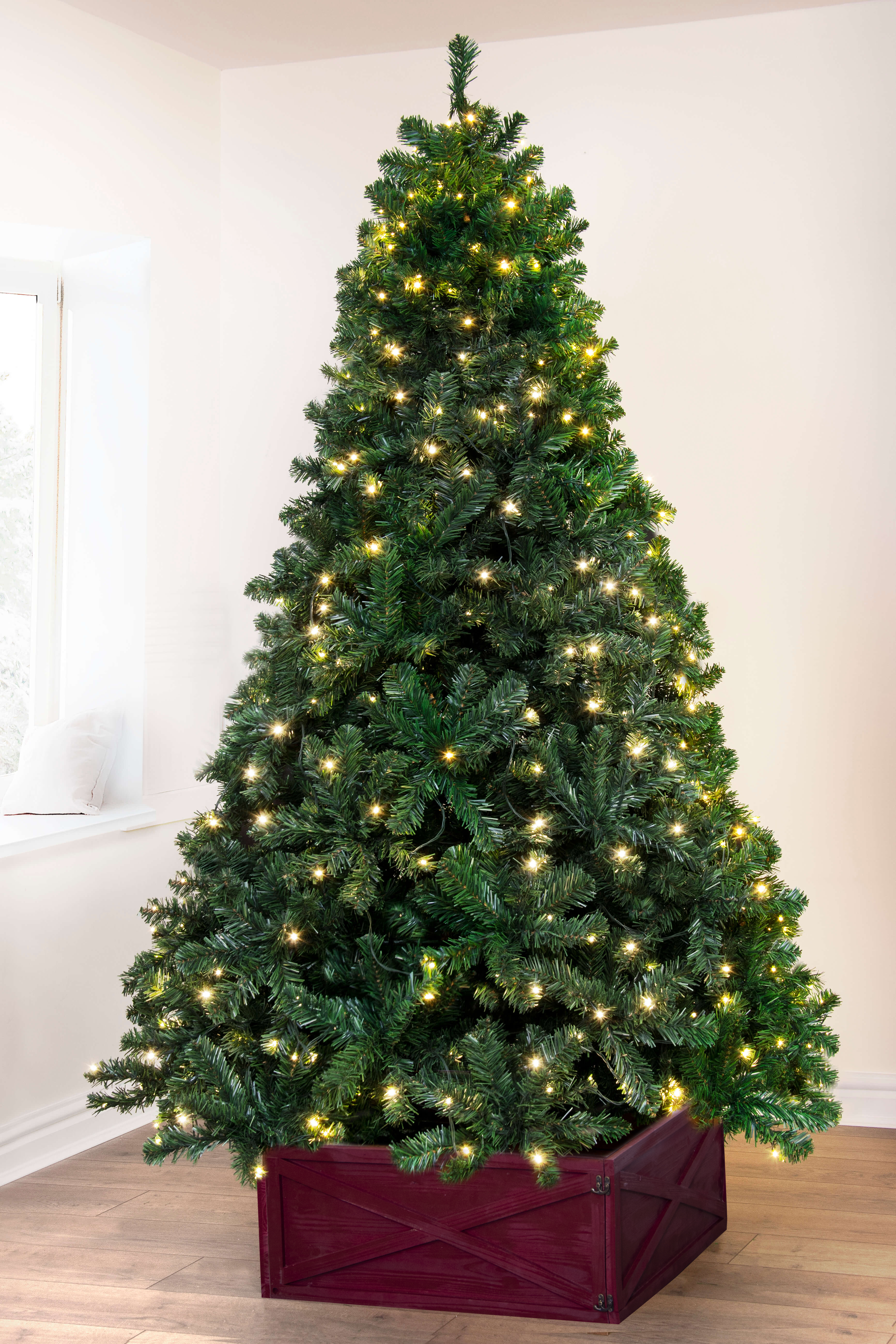6ft Pre lit Arbor Vitae Fir Tree
