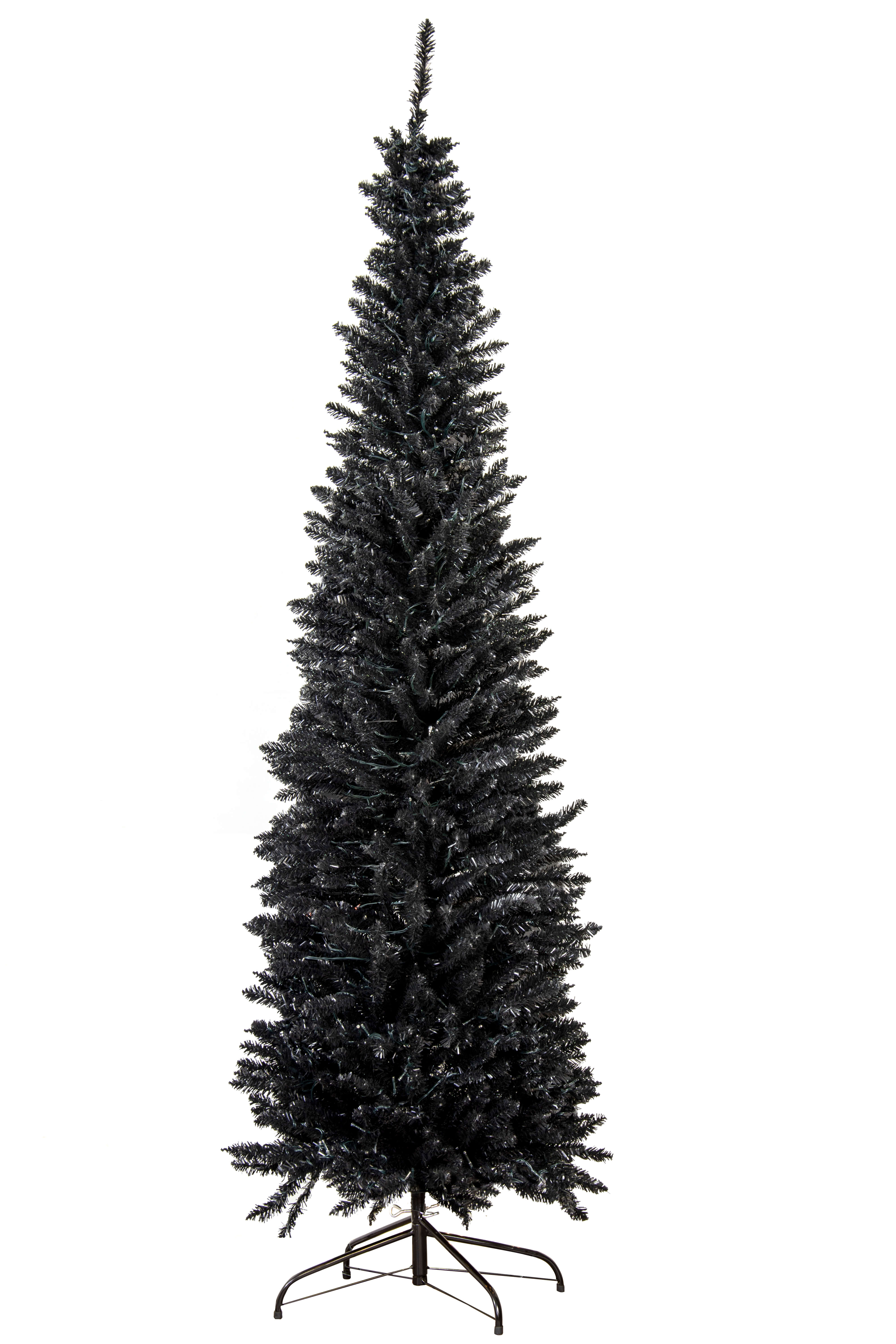 Black artificial christmas outlet tree
