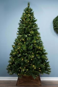 The 12ft Pre-lit Majestic Dew Pine Tree