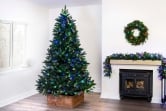 The Ultra Devonshire Fir Pre-lit with Warm White/Multicoloured Colour change LEDs (4ft to 14ft)