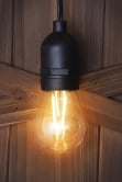 Large Bulb Connectable Outdoor Festoon Lights (Warm White)