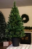 The 5ft Pre-lit Majestic Dew Pine Potted Tree (Indoor/Outdoor)