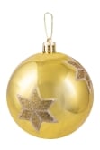 Hand Painted Shatterproof Bauble Design 32 (12 Pack)