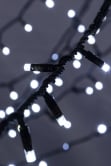 Static LED Rubber Cable Connectable Outdoor String Lights - Dual Colour Bright White/Warm White (IP65)