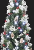 The 4ft Snowy LED Frosted Pine Fibre Optic Tree