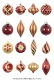 The 196pc Full Heavy Coverage Bauble Set (Choose colour for 7ft trees)