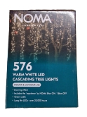 NOMA 576 Warm White Snowing Cascade Lights - 1m Drop