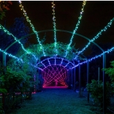 Twinkly Strings – 400 RGB+W Lights String, Black Wire, Plug Type G