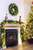The Pre-lit Ultra Mixed Pine Wreath (50cm-60cm)