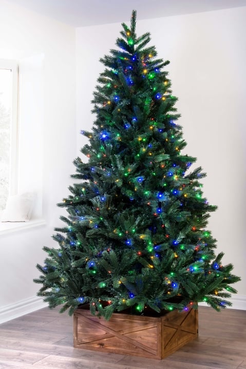 The Ultra Devonshire Fir Pre-lit with Multicoloured LEDs