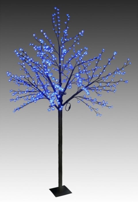 The 2.5m/8.2ft Blue LED Blossom tree