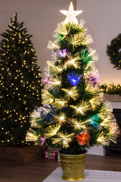 The 3ft Vesuvius Fir Fibre Optic Christmas Tree
