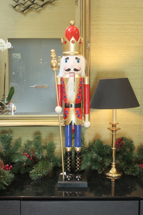 90cm Nutcracker with Crown & Sceptre