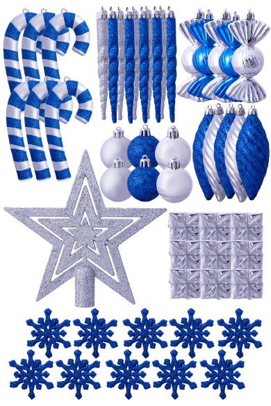 The Blue & Silver 52pc Accessories Set