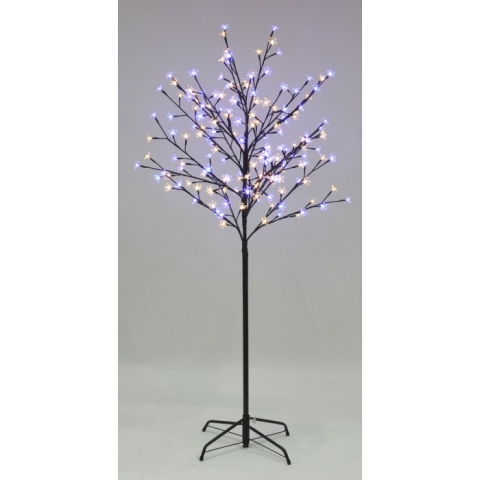 The 6ft Blue/Warm White LED Blossom Tree