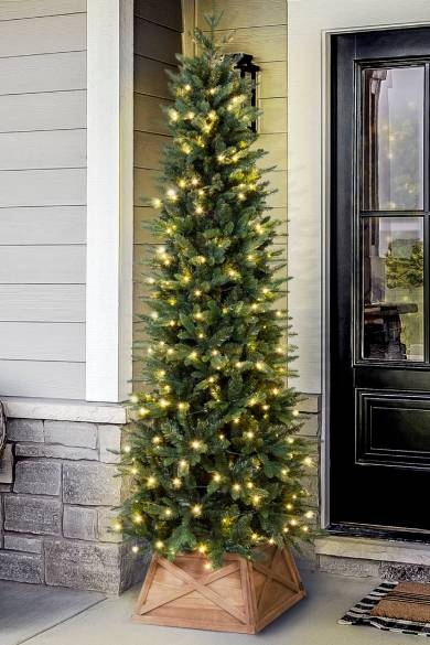 The 8ft Indoor/Outdoor Pre-lit Ultra Slim Mixed Pine