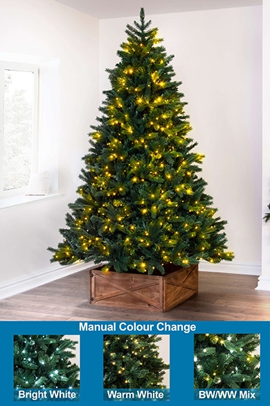 The 9ft Ultra Devonshire Fir Pre-lit with Warm White/White Colour change LEDs