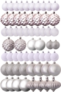 The White & Silver Bauble 60pc Base Set