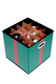 Multi-purpose Decorations Storage Ottoman Box - With Partitions & Trays