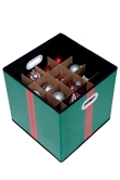 Multi-purpose Decorations Storage Ottoman Box - With Partitions