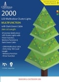 2000 Multi function LED Cluster Lights - Multicolour