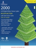 2000 Multi function LED Cluster Lights - Bright White
