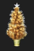 The 3ft Gold Flower Fibre Optic Tree