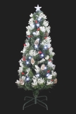 The 4ft Snowy LED Frosted Pine Fibre Optic Tree