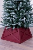 Wooden Christmas Tree Skirt in 3 Colours (For 4ft-6ft Trees - Tight Fit)