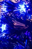 The Black Blue Star Fibre Optic Tree