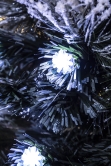 The Snowy LED Frosted Pine Fibre Optic Tree
