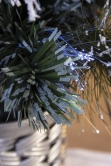 The Snowy LED Frosted Pine Fibre Optic Tree