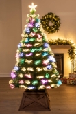 The Vesuvius Fir Fibre Optic Christmas Tree (3ft to 8ft)