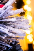 The Snowy LED Poinsettia & Star Fibre Optic Tree