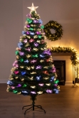 The 6ft Vesuvius Fir Fibre Optic Christmas Tree