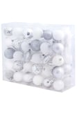 The White & Silver Bauble 60pc Base Set