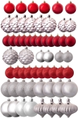 The 288pc Red & Silver Full Heavy Coverage Bauble Set (9ft trees)