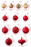 The Red & Gold Bauble 60pc Base Set