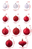 The Red & White Bauble 60pc Base Set