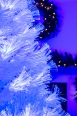The White Blue Ripple Effect Fibre Optic Tree (4ft to 7ft)