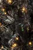 The Pre-lit Black Iridescence Pine Tree with Warm White Lights (6ft to 7ft)