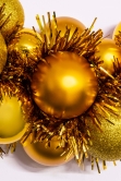 56cm Gold Shatterproof Bauble Wreath