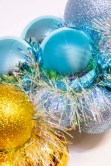 56cm Multicolour Shatterproof Bauble Wreath