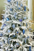 The 8ft Pre-Lit Snowy Alpine Tree Warm White