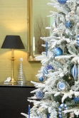 The 9ft Pre-Lit Snowy Alpine Tree Warm White