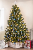 The 196pc Blue & Silver Full Heavy Coverage Bauble Set (7ft trees)