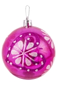 Hand Painted Shatterproof Bauble Design 2 (12 Pack)