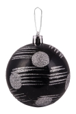 Hand Painted Shatterproof Bauble Design 6 (12 Pack)