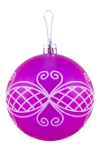 Hand Painted Shatterproof Bauble Design 1 (12 Pack)