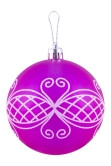 Hand Painted Shatterproof Bauble Design 1 (12 Pack)